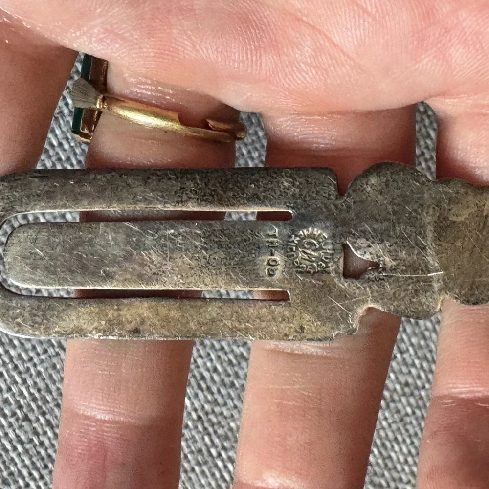 Vintage Sterling Silver Mexican Paidano Bookmark